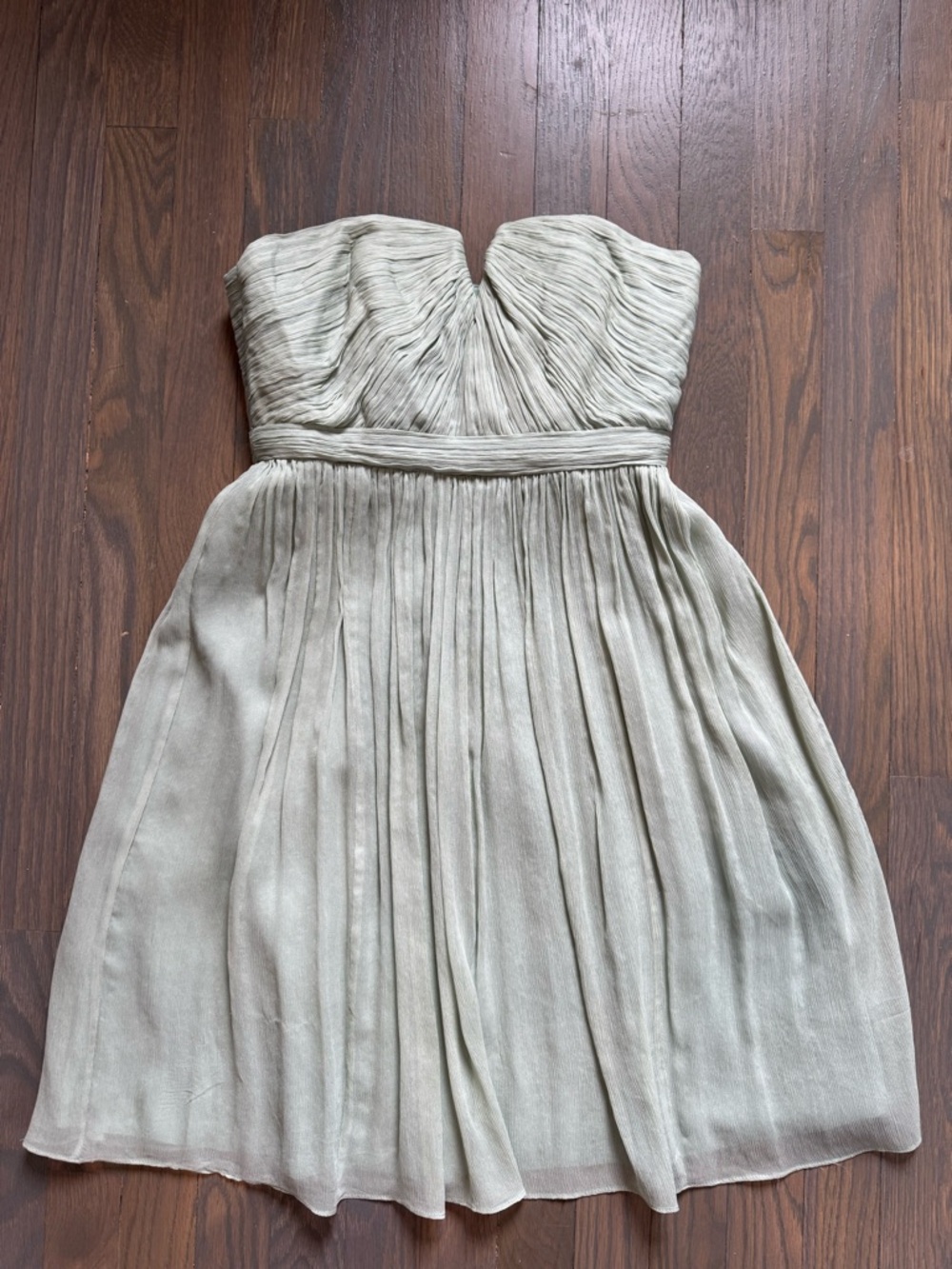 JCrew Nadia Silk Chiffon Dress 2P Dusty shale
